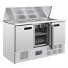 COMPTOIR DE PRÉPARATION RÉFRIGÉRÉ PIZZAS SALADES 254L POLAR SÉRIE G