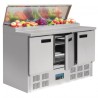 COMPTOIR DE PRÉPARATION RÉFRIGÉRÉ PIZZAS ET SALADES POLAR SÉRIE G 390L G605