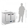 COMPTOIR À SALADE RÉFRIGÉRÉ 240L POLAR SÉRIE G G606 POLAR