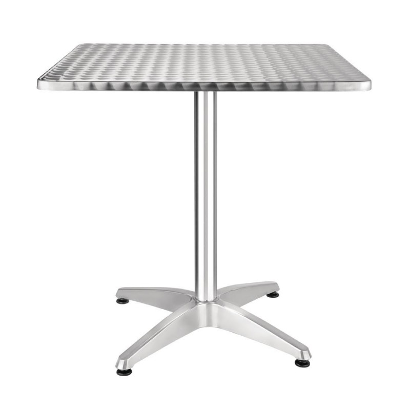 Table bistro carrée Bolero acier inoxydable 700mm CG834 Bolero Table bistro carrée Bolero acier inoxydable 700mm CG834 Bolero