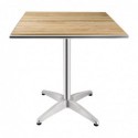 Table carrée en frêne Bolero 700mm CG835 Bolero