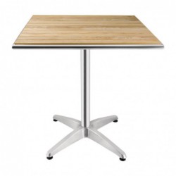Table carrée en frêne Bolero 700mm CG835 Bolero