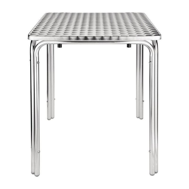 Table carrée inox et aluminium Bolero 600mm CG837 Bolero Table carrée inox et aluminium Bolero 600mm CG837 Bolero