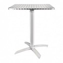 Table inox carrée à plateau basculant Bolero 600mm CG838 Bolero
