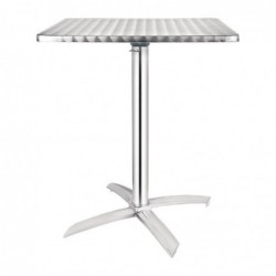 Table inox carrée à plateau basculant Bolero 600mm CG838 Bolero