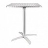 Table inox carrée à plateau basculant Bolero 600mm CG838 Bolero