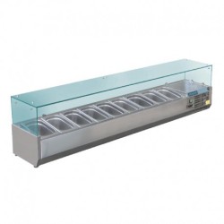 SALADETTE RÉFRIGÉRÉE 9 BACS GN 1/3 POLAR SÉRIE G GD878 POLAR