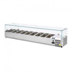 SALADETTE RÉFRIGÉRÉE 9 BACS GN 1/3 POLAR SÉRIE G GD878 POLAR
