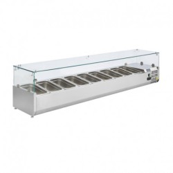 SALADETTE RÉFRIGÉRÉE 9 BACS GN 1/3 POLAR SÉRIE G GD878 POLAR