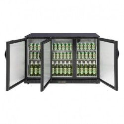 ARRIÈRE-BAR TROIS PORTES PLEINES POLAR SÉRIE G 850MM 320L GE999