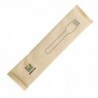 Fourchettes en bois emballées individuellement Fiesta Compostable (lot de 500) CH083 Fiesta Compostable