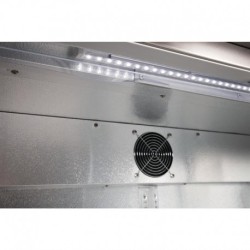 ARRIÈRE-BAR DEUX PORTES PIVOTANTES POLAR SÉRIE G INOX 208L GL008