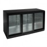 ARRIÈRE-BAR TROIS PORTES COULISSANTES POLAR SÉRIE G NOIR 320L GL013