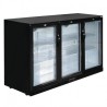 ARRIÈRE-BAR TROIS PORTES PIVOTANTES POLAR SÉRIE G NOIR 320L GL014