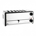 Grille-pain 6 fentes avec grille sandwich et résistance supplémentaire Rowlett Esprit chromé CH185 Rowlett