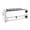 Grille-pain 6 fentes avec grille sandwich et résistance supplémentaire Rowlett Esprit blanc CH186 Rowlett