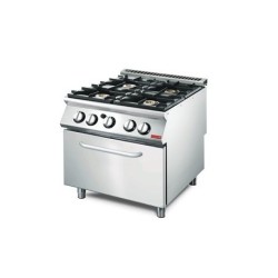 Fourneau gaz sur four à gaz Gastro M 70/80 CFGB GL928 Gastro M