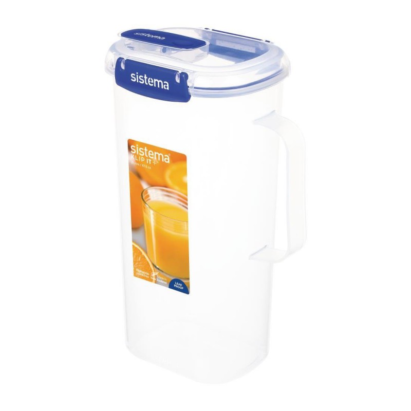 Pichet à jus Sistema Klip It Plus 2L CH243 Sistema Pichet à jus Sistema Klip It Plus 2L CH243 Sistema