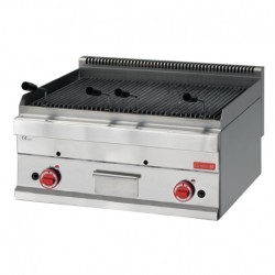 GRILLADE PIERRE DE LAVE GAZ GASTRO M 650 65/70GRL GN062