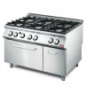 FOURNEAU 6 FEUX ET FOUR GAZ GASTRO M 700 GN083