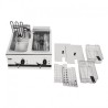 FRITEUSE ÉLECTRIQUE DOUBLE 9L 2x 3kW LINCAT SILVERLINK DF66 J537