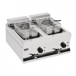 FRITEUSE ÉLECTRIQUE DOUBLE 9L 2x 3kW LINCAT SILVERLINK DF66 J537