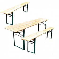 Ensemble mobilier brasserie pliant CH438 Sans Marque