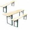 Ensemble mobilier brasserie pliant CH438 Sans Marque