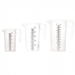 Ensemble de pichets gradués en polypropylène Pro-Measures 250 ml
