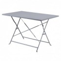 Table de terrasse pliable Bolero grise 1100 x 700mm CH969 Bolero