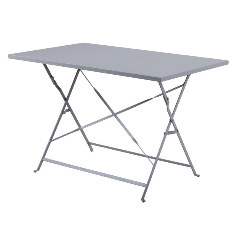 Table de terrasse pliable Bolero grise 1100 x 700mm CH969 Bolero Table de terrasse pliable Bolero grise 1100 x 700mm CH969 Bolero