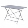 Table de terrasse pliable Bolero grise 1100 x 700mm CH969 Bolero
