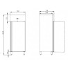 THL580BT - Armoire réfrigérée négative- 1 porte - 740 x 730 x 2010 mm