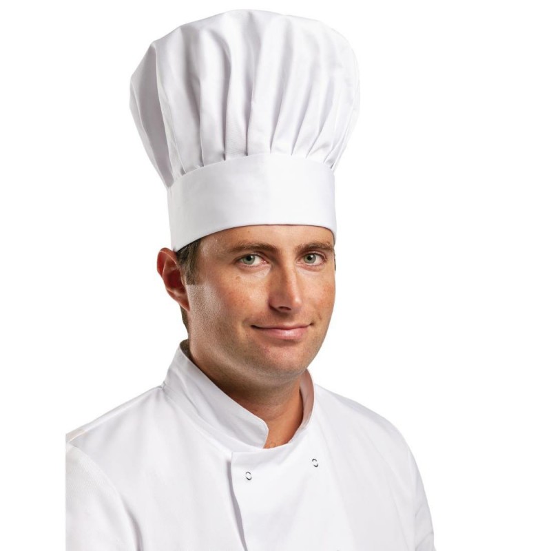 Toque de chef Whites Tallboy L A200-L Whites Chefs Clothing Toque de chef Whites Tallboy L A200-L Whites Chefs Clothing