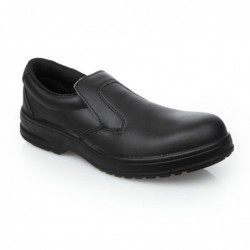 Mocassins de sécurité Slipbuster Lite noirs 45 A845-45 Slipbuster Footwear