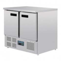 TABLE RÉFRIGÉRÉE POSITIVE COMPACTE 2 PORTES 240L POLAR SÉRIE G U636