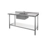 Evier en acier inoxydable Vogue double 1500mm U907