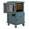 Chariot isotherme avec portes chauffantes Cambro Ultra Camcart UPCH1600 bleu ardoise CJ633 Cambro