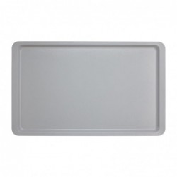 Plateau lisse en polyester Versa Cambro 530 x 325mm gris clair CJ641 Cambro
