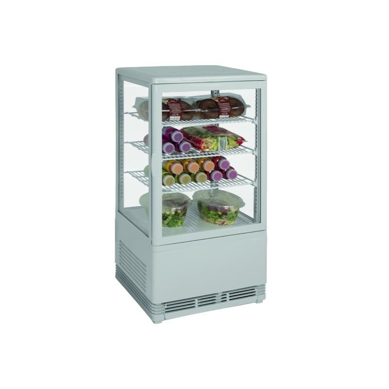 Vitrine réfrigérée type pâtisserie 78L CASSELIN CS70 Vitrine réfrigérée type pâtisserie 78L CASSELIN CS70