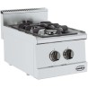 BASE 600 CUISINIÈRE À GAZ 2 BRULEURS 7178.0005 COMBISTEEL