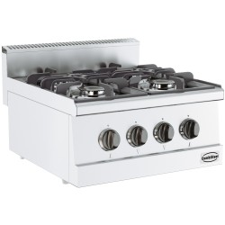 BASE 600 CUISINIÈRE À GAZ 4 BRULEURS 7178.0010 COMBISTEEL