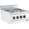 BASE 600 CUISINIÈRE AVEC PLAQUE ÉLECTRIQUE 4 PLAQUES 7178.0020 COMBISTEEL