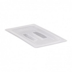 Couvercle translucide en polypropylène avec poignée pour bac GN 1/3  Cambro  CJ642 Cambro