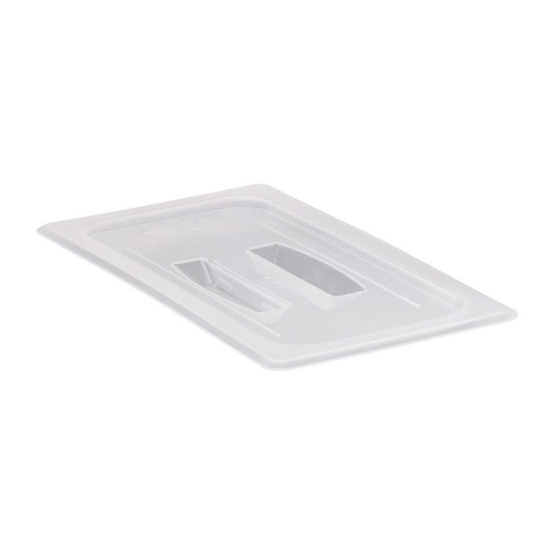 Couvercle translucide en polypropylène avec poignée pour bac GN 1/3 Cambro CJ642 Cambro Couvercle translucide en polypropylène avec poignée pour bac GN 1/3 Cambro CJ642 Cambro