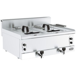 BASE 600 FRITEUSE A GAZ. 2X8L  **ATTENTION, LARGEUR 800MM** 7178.0085 COMBISTEEL
