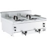BASE 600 FRITEUSE A GAZ. 2X8L  **ATTENTION, LARGEUR 800MM** 7178.0085 COMBISTEEL