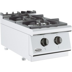 BASE 700 CUISINIERE A GAZ 2 BRULEURS 7178.0200 COMBISTEEL