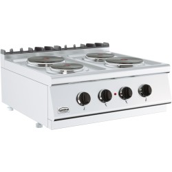 BASE 700 CUISINIERE ÉL. 4 PLAQUES 7178.0220 COMBISTEEL