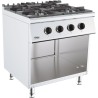 BASE 700 CUISINIERE A GAZ 4 BRULEURS 7178.0405 COMBISTEEL
